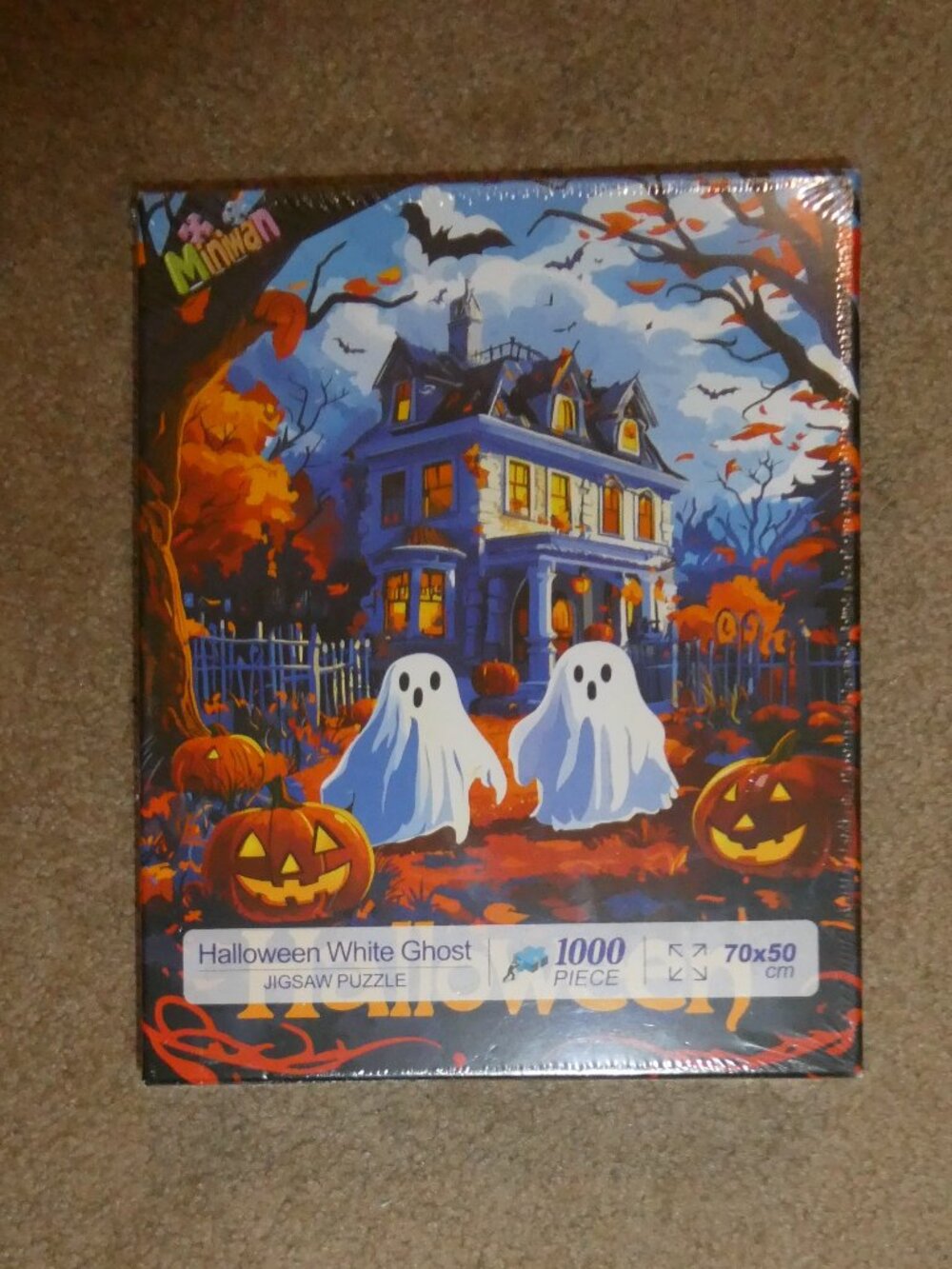 Halloween Haunted House Ghost 1000 Piece Jigsaw Puzzle - Brand New Sealed